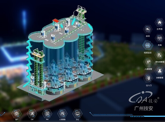 智慧園區BIM技術(shù)所構建的模型