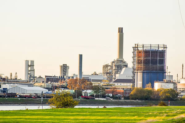 智慧工業(yè)園區的外觀(guān)